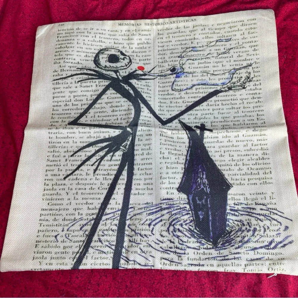 The Nightmare Before Christmas Throw Pillow Cover‎ Set (4)  17x17